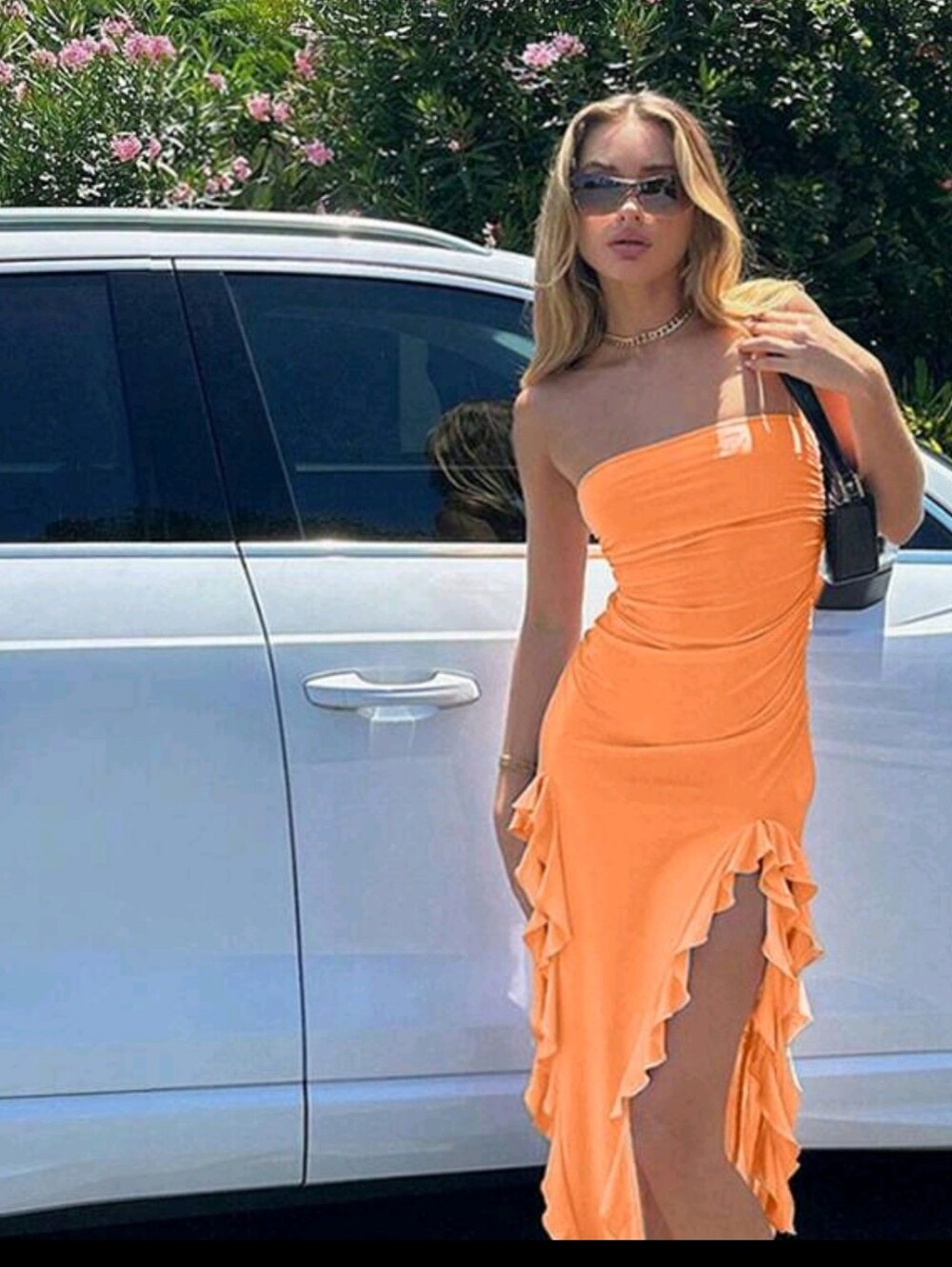 Fashion Sexy Irregular Hem Wrap Chest Dress Stylish Bodycon Party Dress For Wome